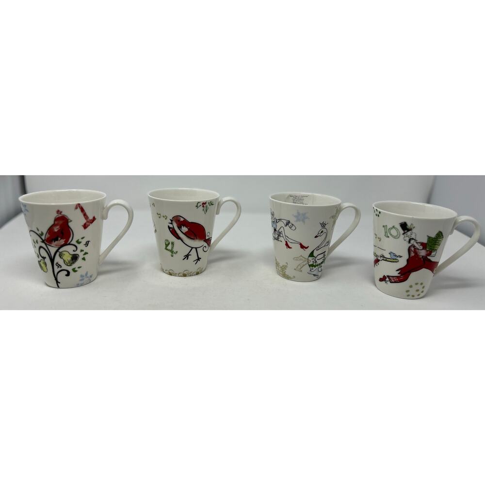 Lenox American by Design 12 Days of Christmas‎ Series 4 Mug Set